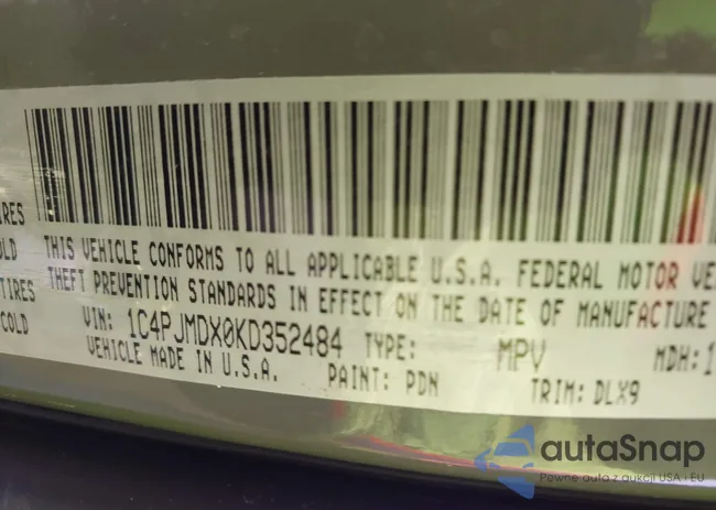 1C4PJMDX0KD352484: 44328720