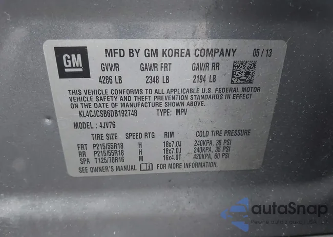 KL4CJCSB6DB192748: 44328915