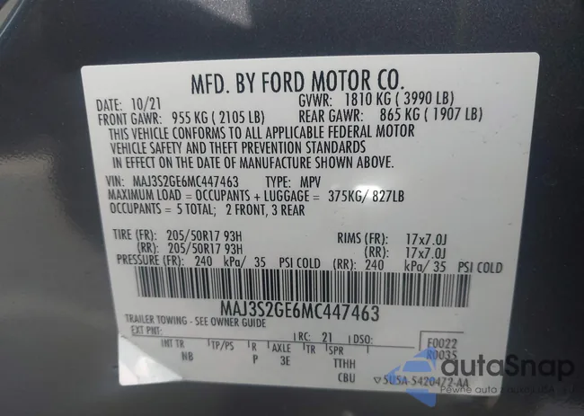 MAJ3S2GE6MC447463: 44328936