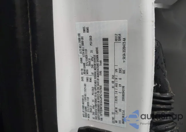 1FTEW1EG3JFC13765: 44330054