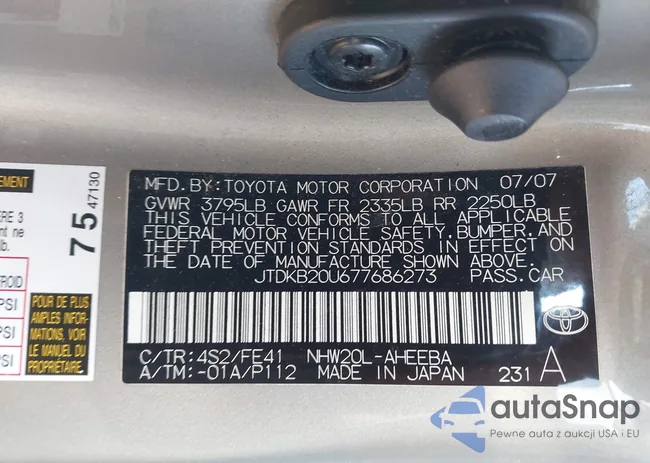 JTDKB20U677686273: 44330153