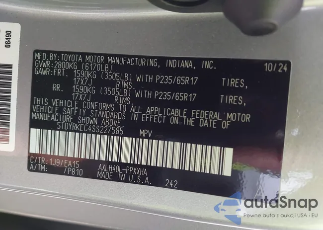 5TDYRKEC4SS227585: 44330171