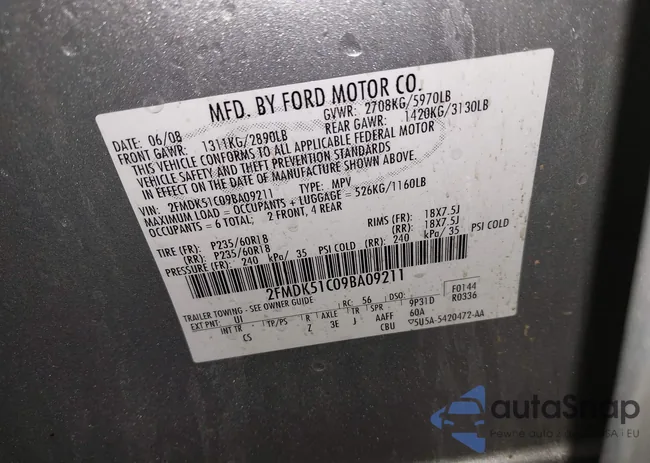 2FMDK51C09BA09211: 44330199