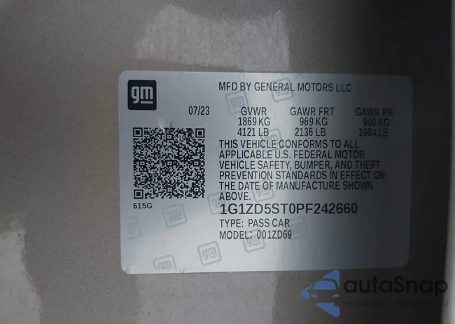 1G1ZD5ST0PF242660: 44330301