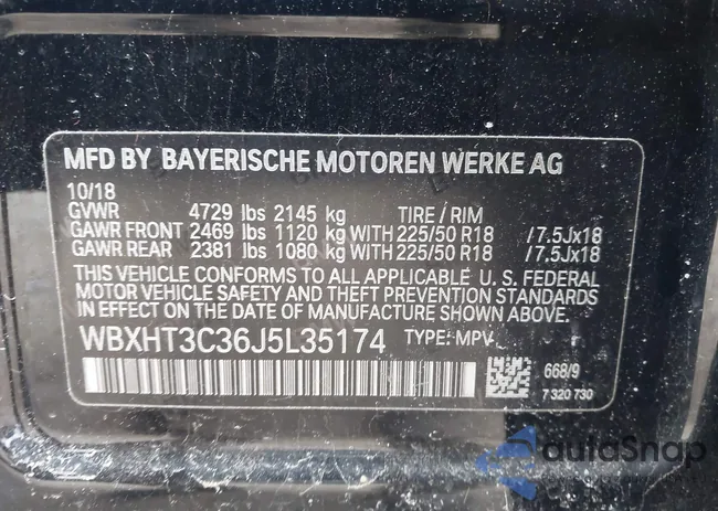WBXHT3C36J5L35174: 44330480