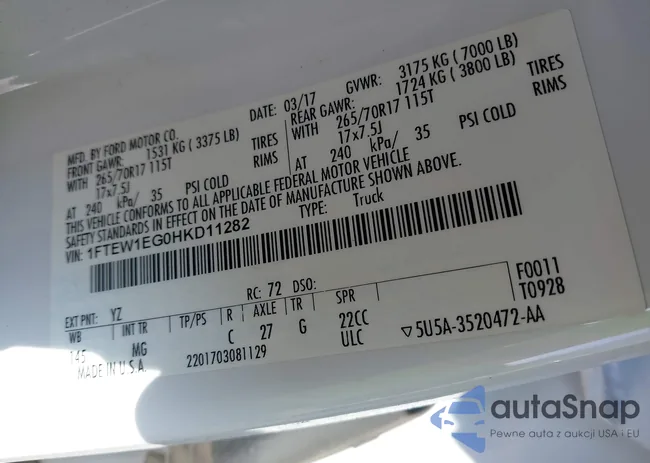 1FTEW1EG0HKD11282: 44329596