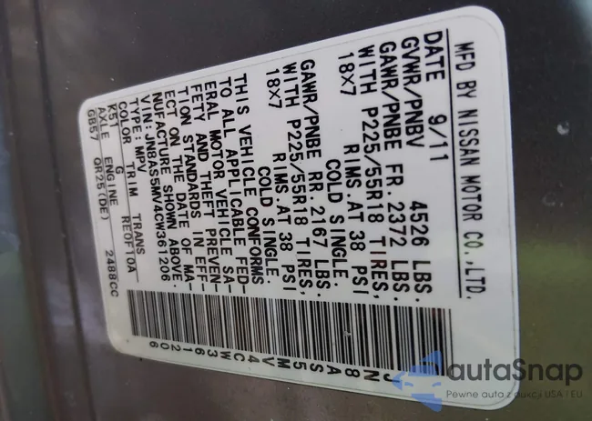 JN8AS5MV4CW361206: 44329616