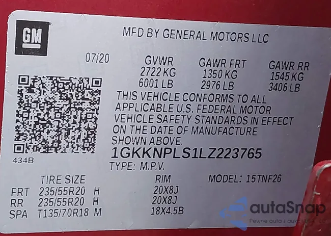 1GKKNPLS1LZ223765: 44329687