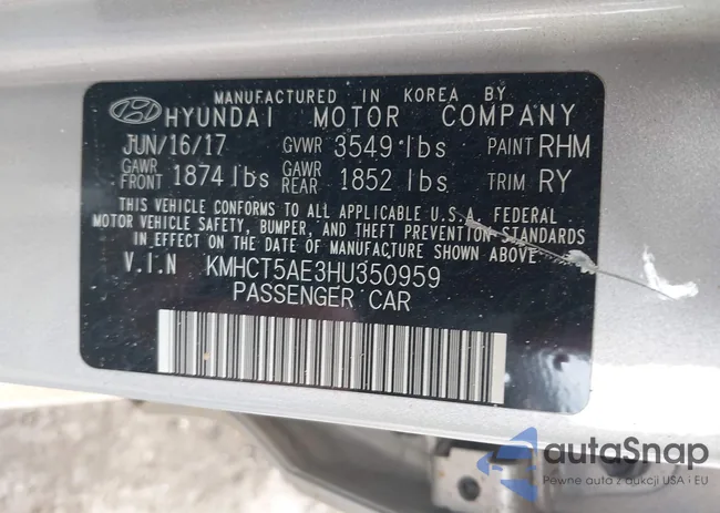 KMHCT5AE3HU350959: 44329841