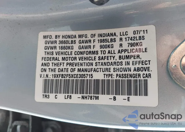 19XFB2F5XCE305715: 44330980