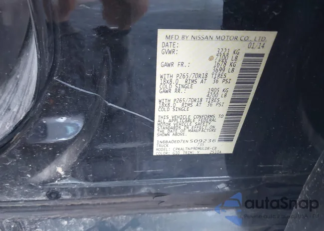 1N6BA0ED7EN509236: 44331025