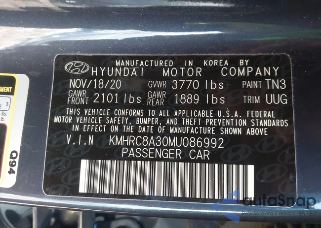 KMHRC8A30MU086992: 44331210