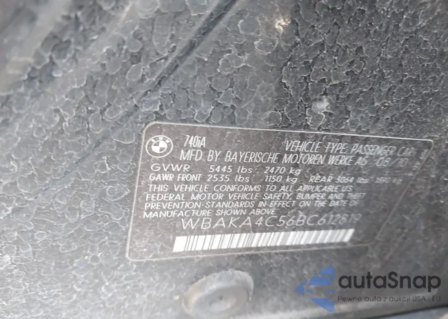 WBAKA4C56BC612819: 44331242