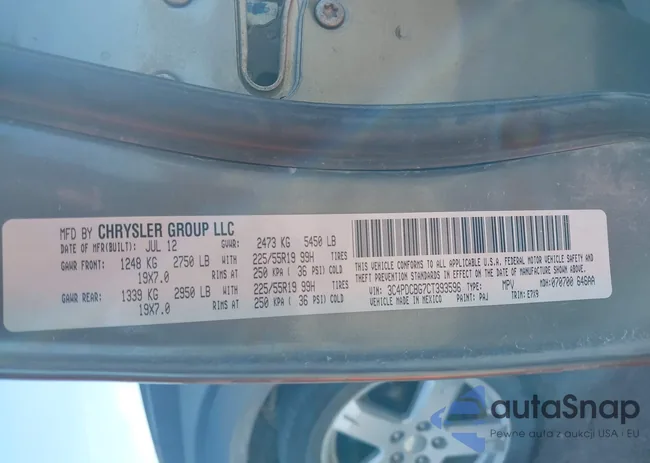 3C4PDCBG7CT393596: 44331354