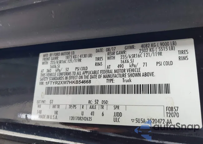 1FTYR2XM7HKB54668: 44331398