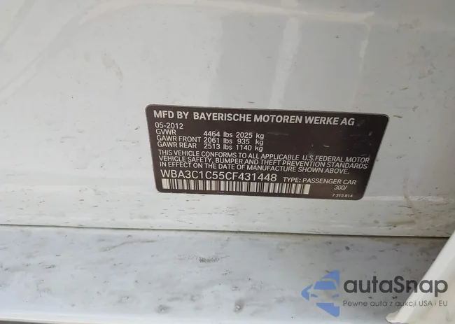 WBA3C1C55CF431448: 44331499