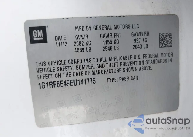 1G1RF6E49EU141775: 44331553