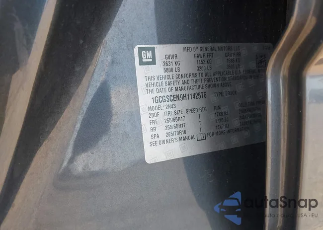 1GCGSCEN9H1142576: 44330609