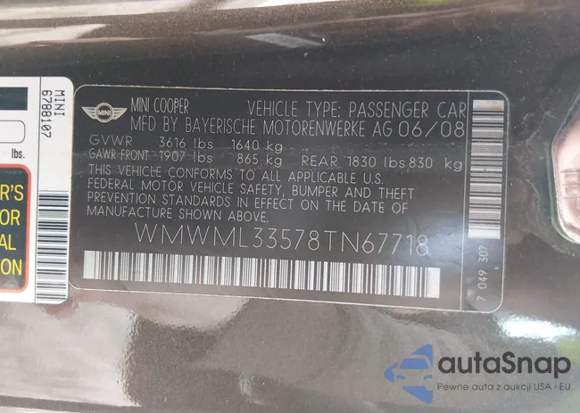 WMWML33578TN67718: 44330669