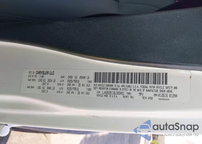 1J4GA39118L583451: 44330671