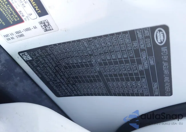 SALYA2EX8KA215682: 44330680