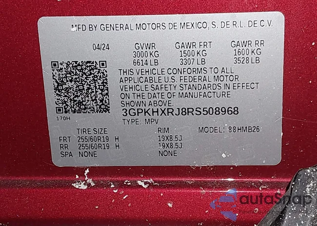 3GPKHXRJ8RS508968: 44330934