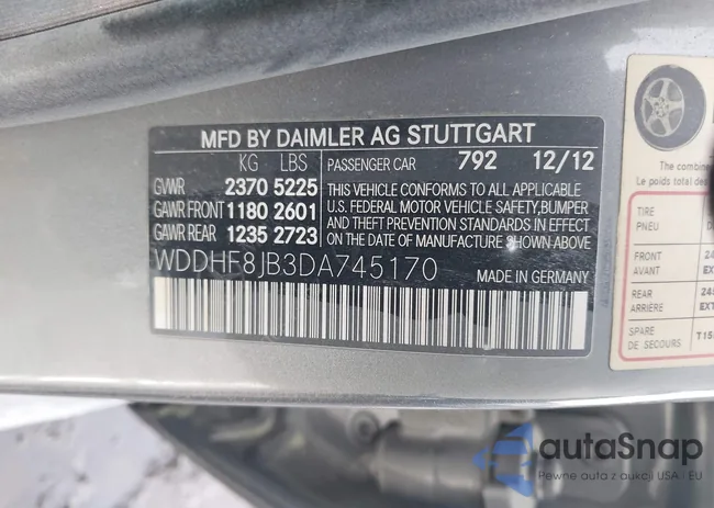 WDDHF8JB3DA745170: 44332014