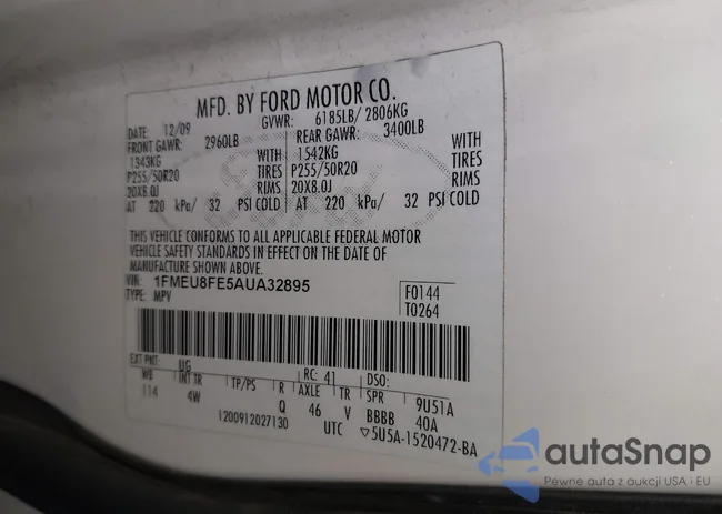 1FMEU8FE5AUA32895: 44332071