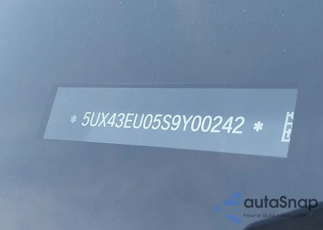 5UX43EU05S9Y00242: 44332171