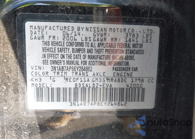 3N1AB7AP8EY264862: 44332241