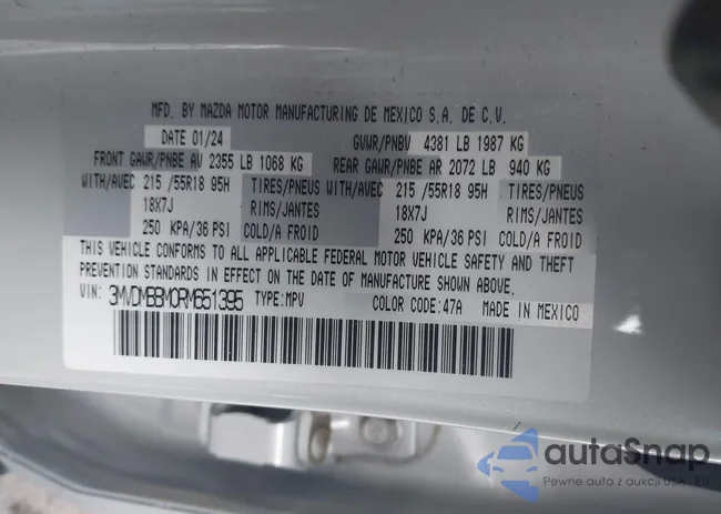 3MVDMBBM0RM651395: 44332257