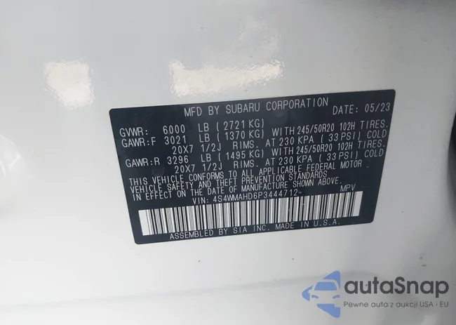 4S4WMAHD6P3444712: 44332337