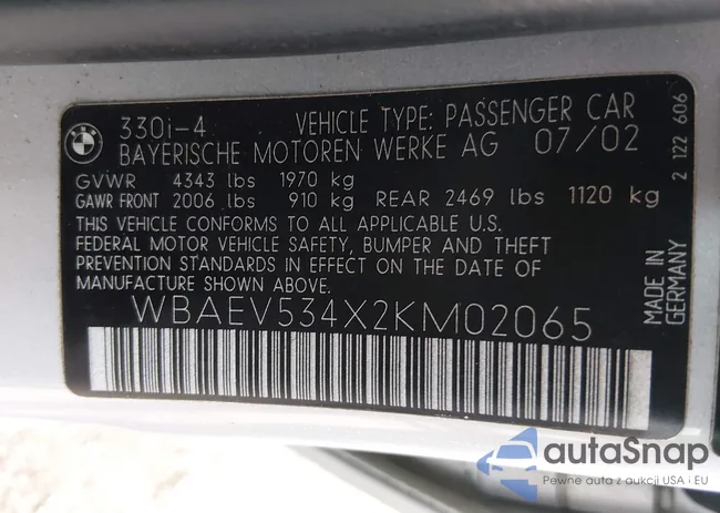 WBAEV534X2KM02065: 44332368