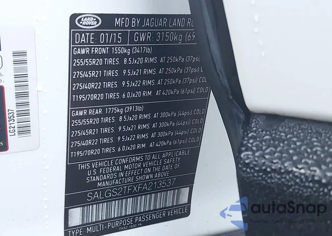 SALGS2TFXFA213537: 44332403