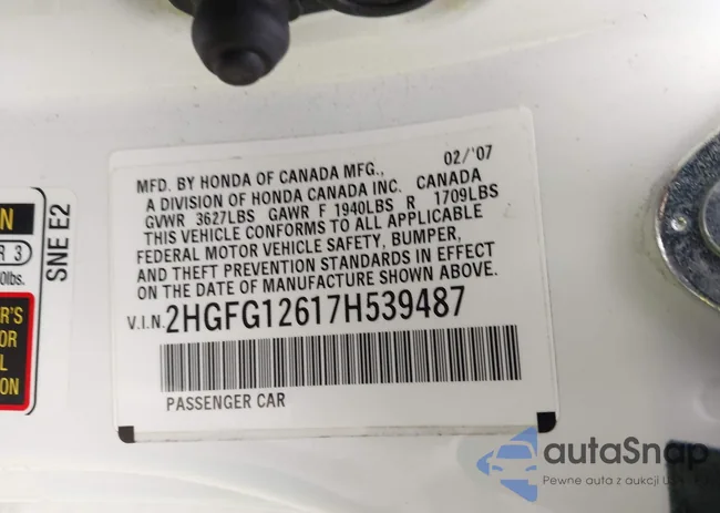 2HGFG12617H539487: 44332447