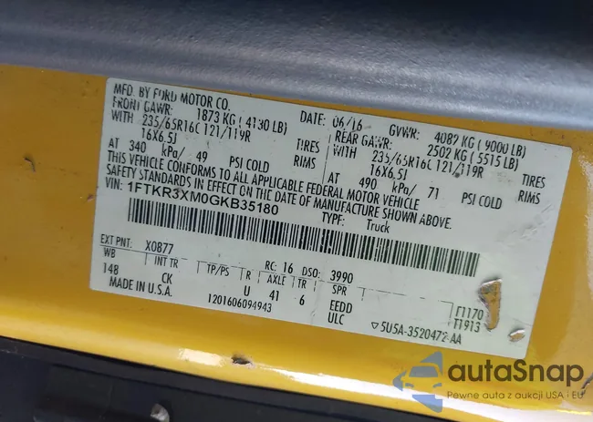 1FTKR3XM0GKB35180: 44332484