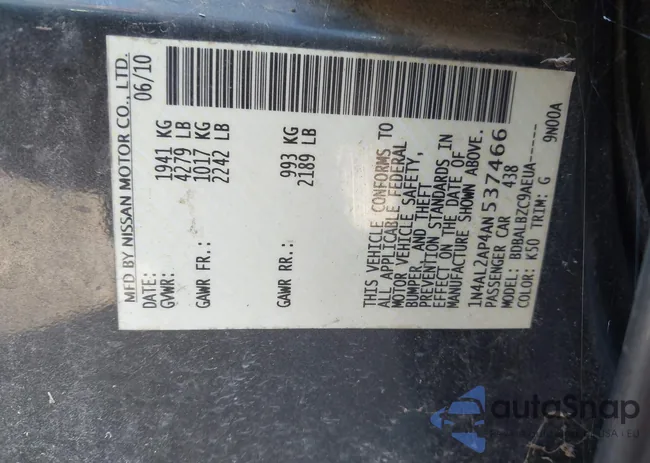 1N4AL2AP4AN537466: 44332495