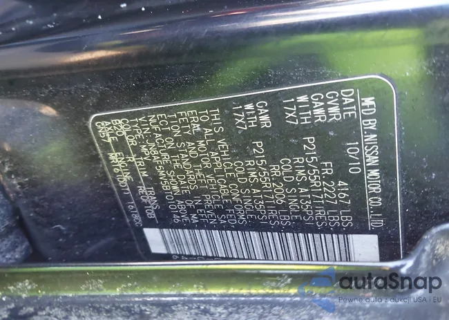 JN8AF5MV5BT010146: 44331675