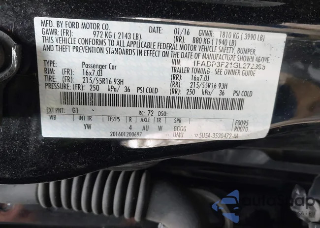 1FADP3F21GL272398: 44331921