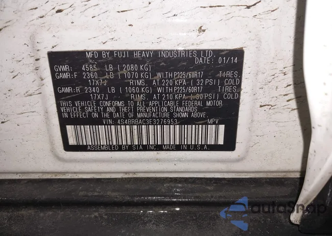 4S4BRBAC3E3276953: 44333194