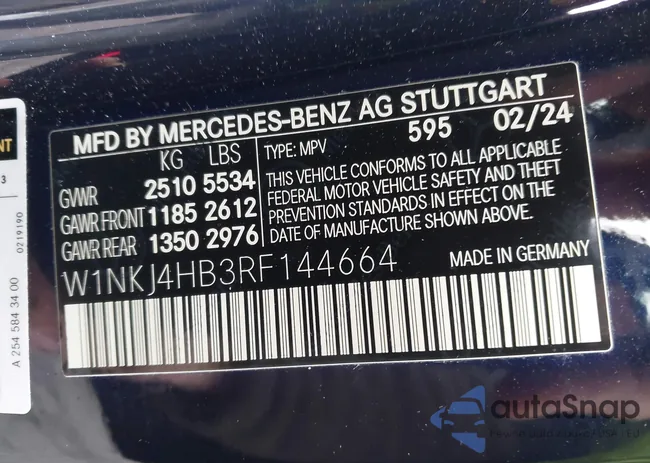 W1NKJ4HB3RF144664: 44333206