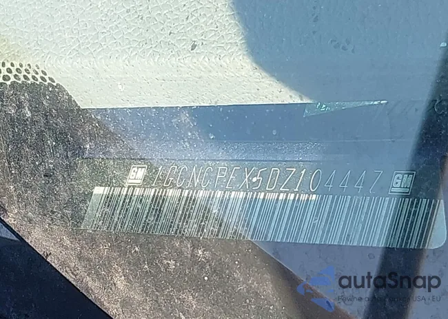 1GCNCPEX5DZ104447: 44333484