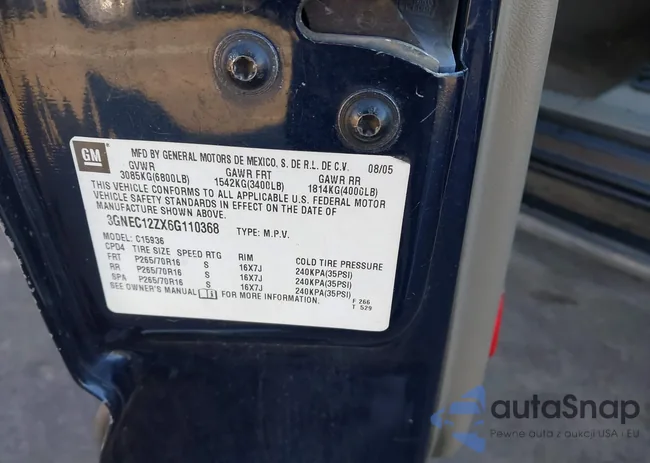 3GNEC12ZX6G110368: 44332664