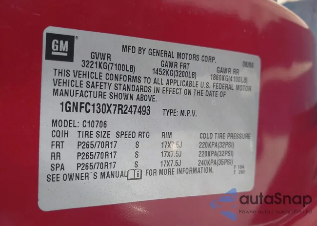 1GNFC130X7R247493: 44332754