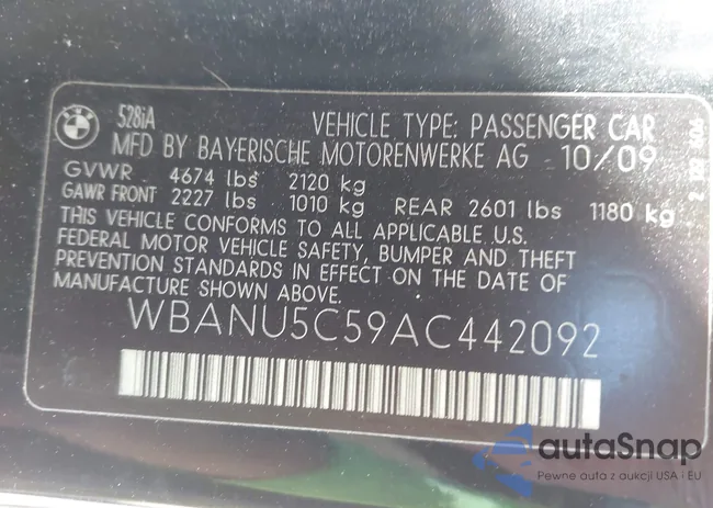 WBANU5C59AC442092: 44332804