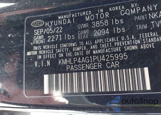 KMHLP4AG1PU425995: 44333973