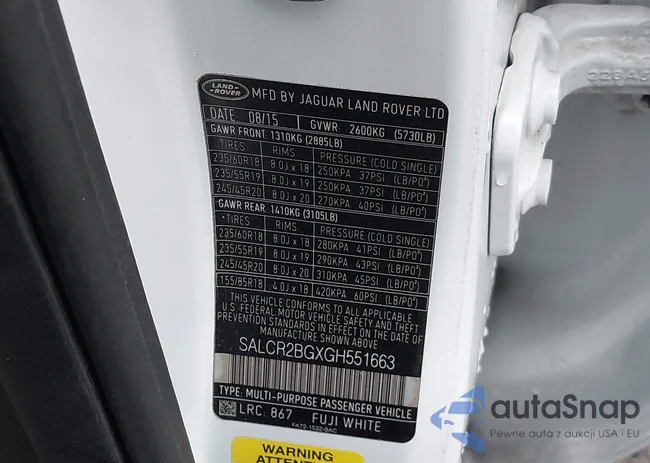 SALCR2BGXGH551663: 44333983