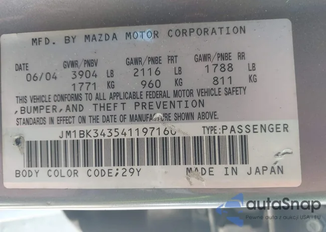 JM1BK343541197160: 44333984