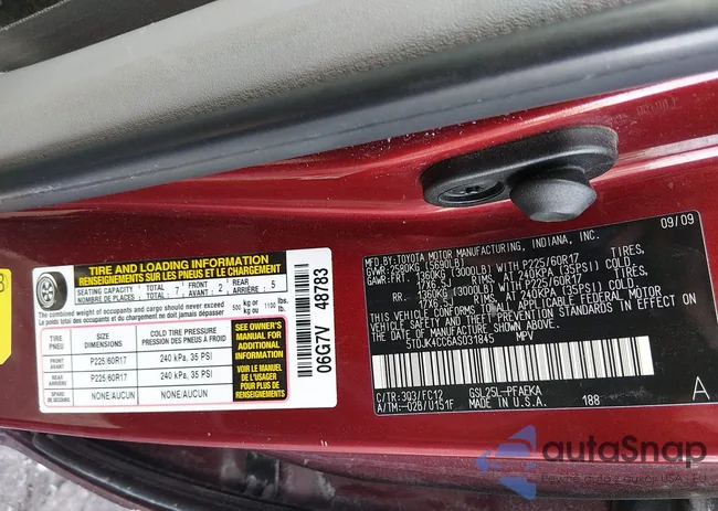 5TDJK4CC6AS031845: 44334000