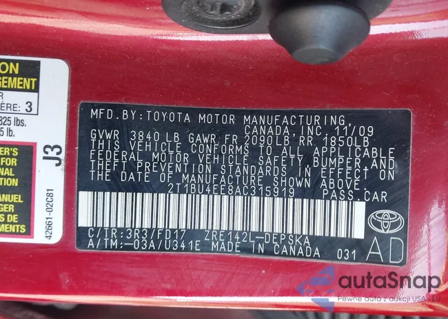 2T1BU4EE8AC315919: 44334056